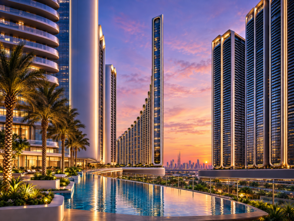 Vision Iconic Tower at Mercedes-Benz Places Binghatti City in Meydan, Dubai